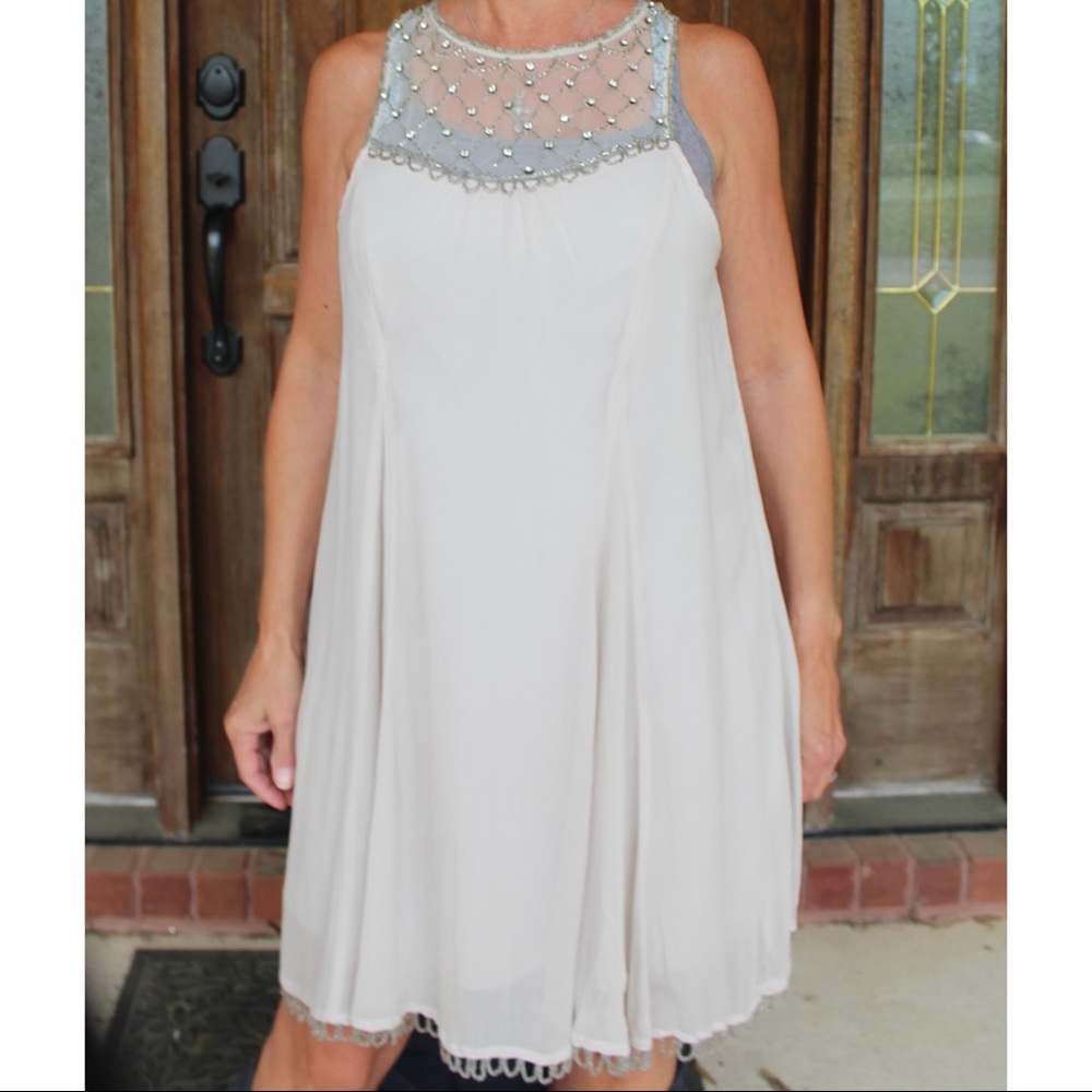 Urban Outfitters Kimchi Blue Beaded 20's Style Shift Dress